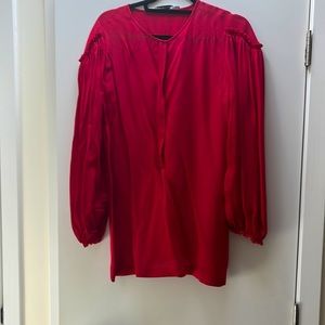 See by Chloe red blouse